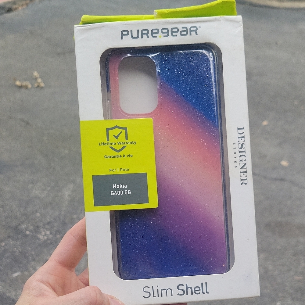 Slim Shell Purple and Pink Case for Smartphones
